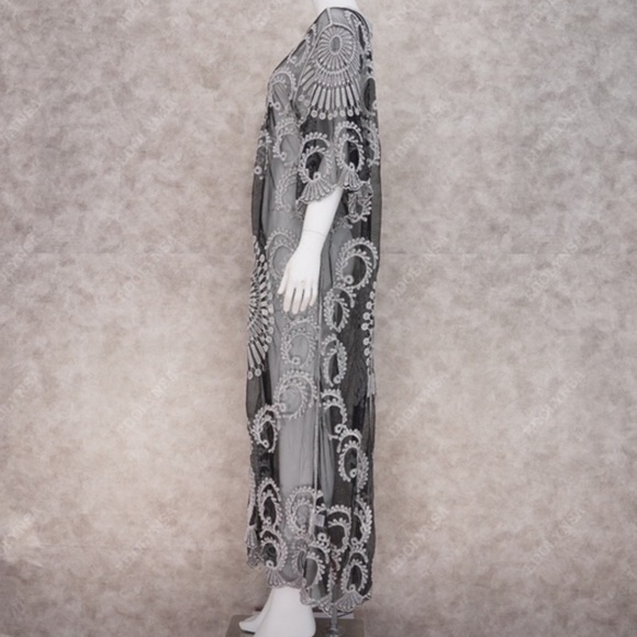 Mochatini Knit Mesh Beach Cover Up - Picture 7 of 7